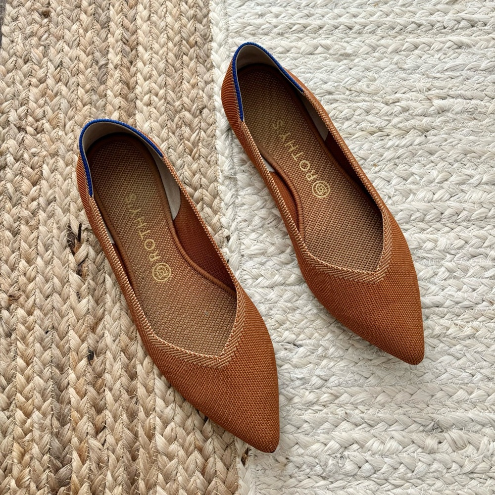 Rothy’s Fawn Pointed Flats size 11
